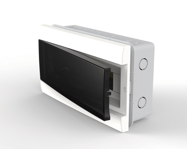 Caja P/TM de Embutir IP40 12 DIN Pta Fume