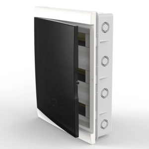 Caja P/TM de Embutir IP40 48 DIN Pta Fume