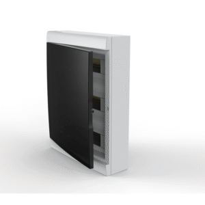 Caja P/TM de Superficie IP40 36 DIN Pta Fume
