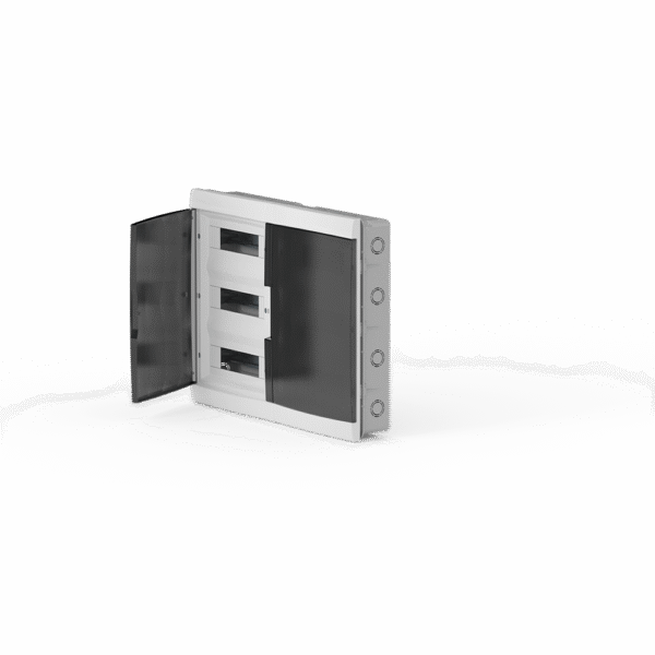 Caja P/TM de Embutir IP40 72 DIN Pta Fume