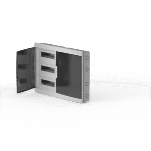 Caja P/TM de Embutir IP40 96 DIN Pta Fume