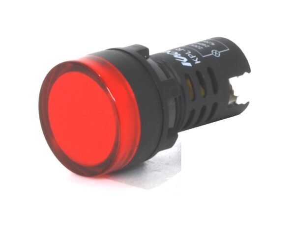 Ojo de Buey Led 22mm 220v Rojo