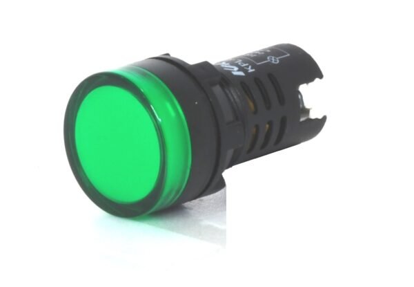 Ojo de Buey Led 22mm 220v Verde
