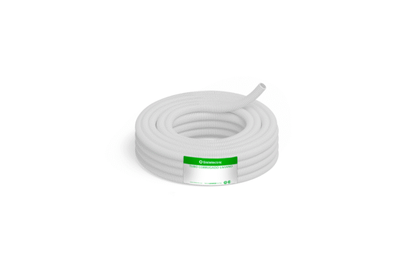 Caño Corrugado Ign. Liviano Blanco 25mm x25Mts
