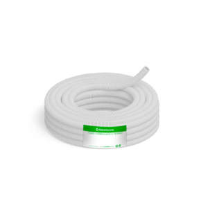 Caño Corrugado Ign. Liviano Blanco 50mm x25Mts