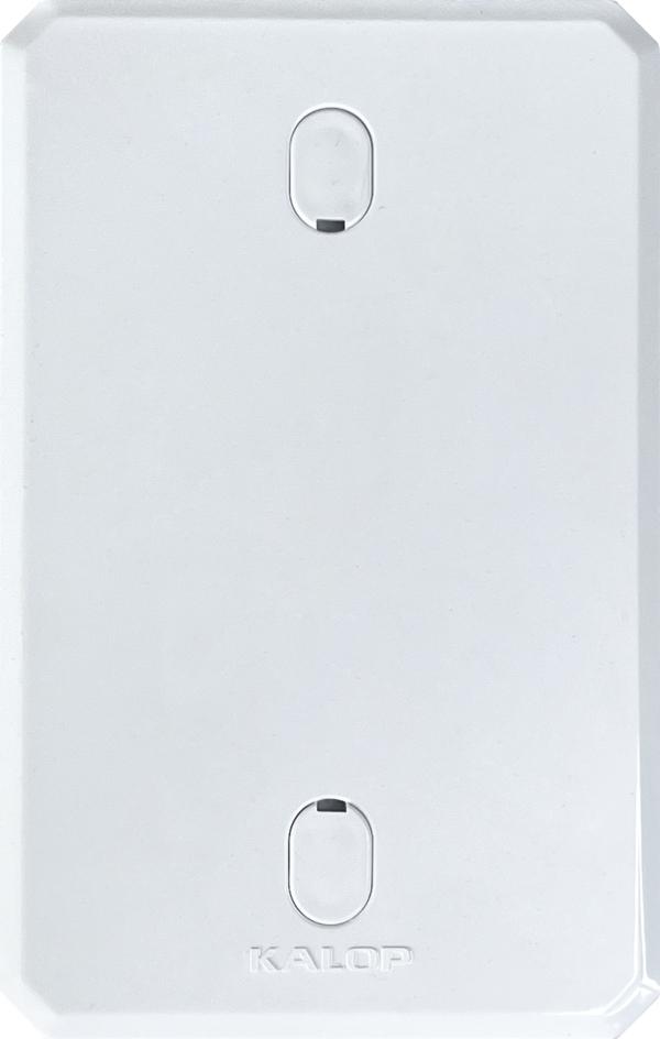 Tapa Ciega Pvc Rectangular 10x5 Blanca