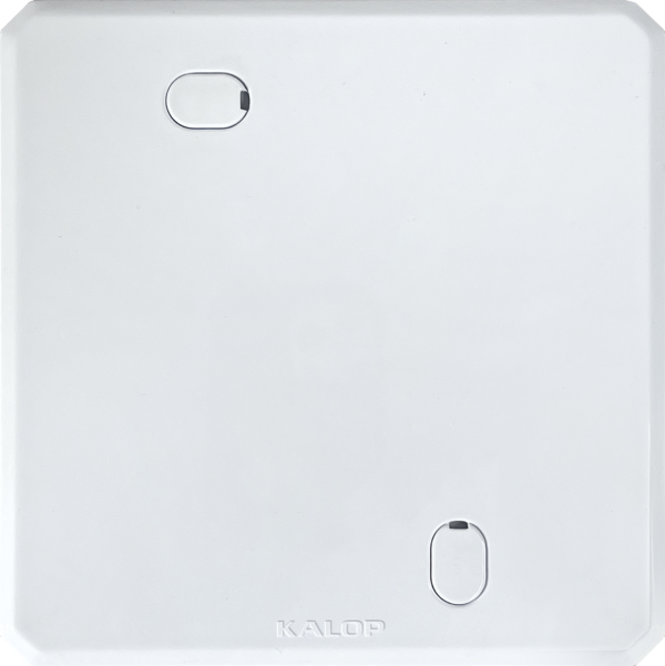 Tapa Ciega Pvc Cuadrada 10x10 Blanca