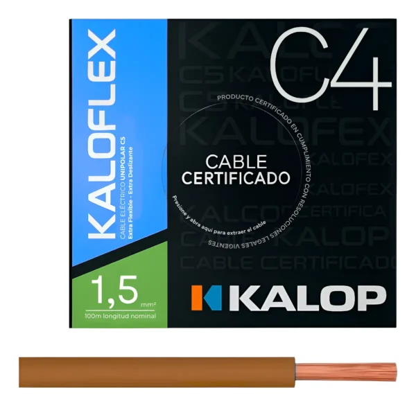 Cable Unipolar IRAM C4 01,50mm Mar x100Mts