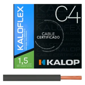 Cable Unipolar IRAM C4 01,50mm Neg x100Mts