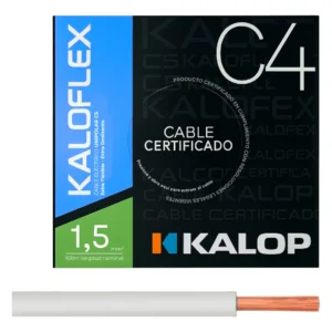 Cable Unipolar IRAM C4 01,50mm Bla x100Mts