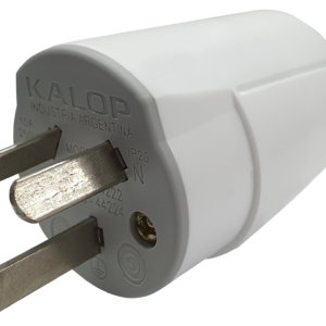 Ficha Heavy Duty 3 P. Macho Blanca