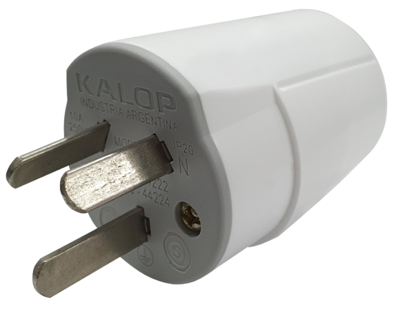 Ficha Heavy Duty 3 P. Macho Blanca
