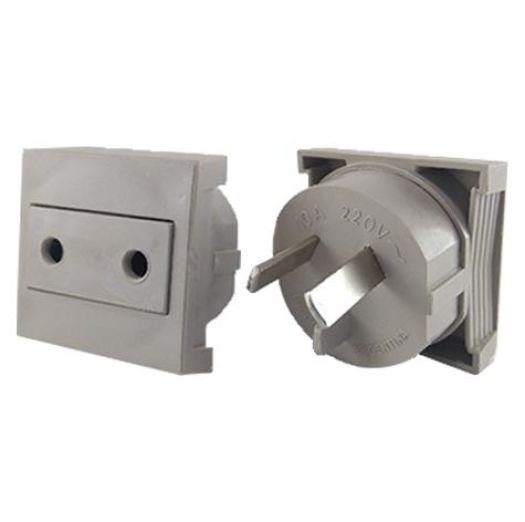 Adaptador Perno Chato C/Traba a Red. 2a3