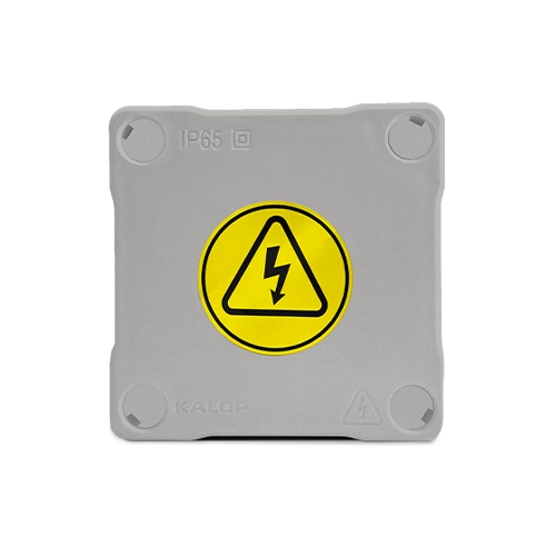 Caja de Paso IP65 LSOH Gris 090x90x55mm