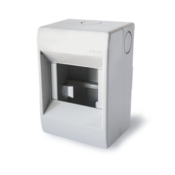 Caja P/Termicas Gris 4 DIN S/Tapa
