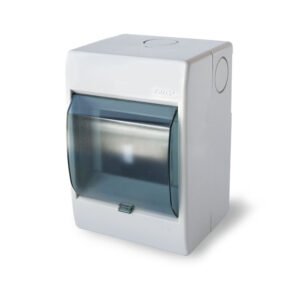 Caja P/Termicas Gris 4 DIN C/Tapa
