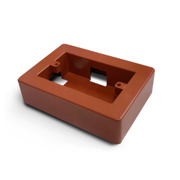 Caja PVC Rect. Ext. Madera Mini Baja