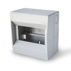 Caja P/Termicas Gris 6 DIN S/Tapa