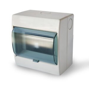 Caja P/Termicas Gris 6 DIN C/Tapa