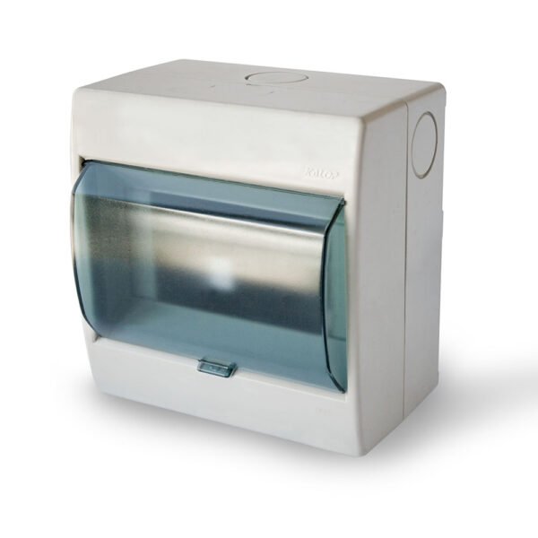 Caja P/Termicas Gris 6 DIN C/Tapa