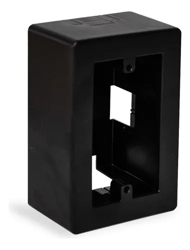 Caja PVC Rect. Ext. Negra Maxi Alta