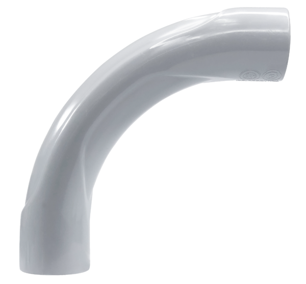 Curva PVC Gris LS0H P/Caño 40mm