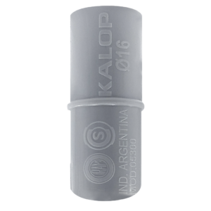 Union PVC Gris LS0H P/Caño 16mm