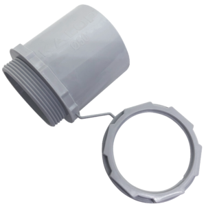 Conector PVC Gris LS0H P/Caño 40mm