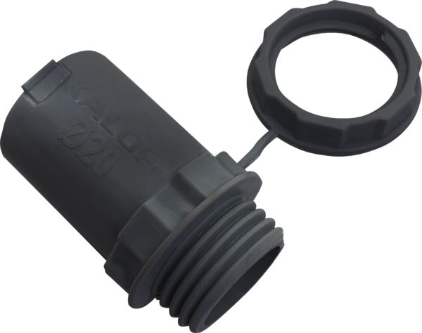 Conector PVC Negro LS0H P/Caño 25mm