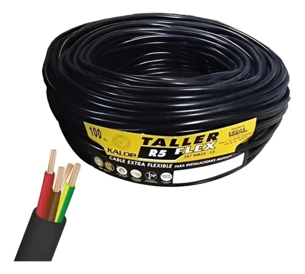 Cable TPR Ngr IRAM C5 4x04,00mm x100Mts