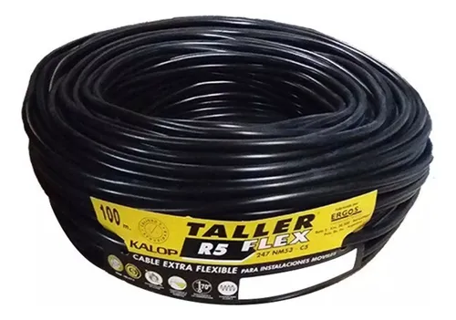 Cable TPR Ngr IRAM C5 5x04,00mm x100Mts