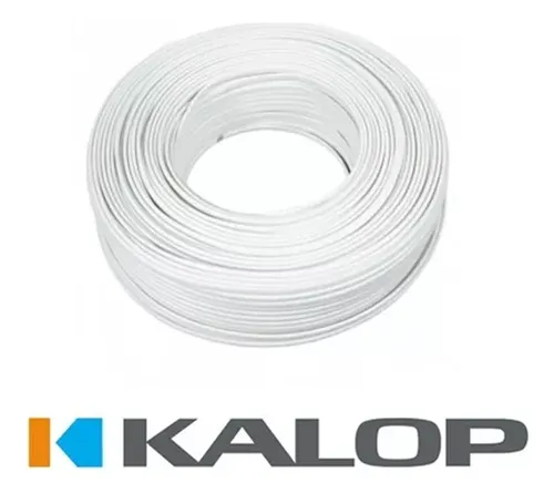Cable Paralelo Bco C5 2x00,50mm x100Mts