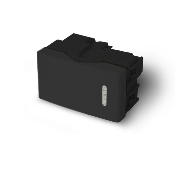 Mod. Interruptor Bipolar Negro