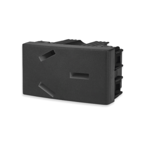 Mod. Toma 20A (1mod) Negro