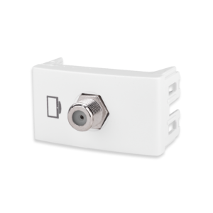 Mod. CATV Pin Fino Terminal Blanco