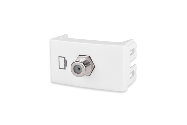 Mod. CATV Pin Fino Terminal Blanco
