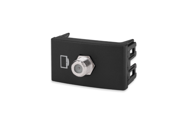 Mod. CATV Pin Fino Terminal Negro