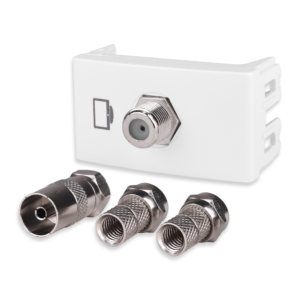 Mod. CATV Divisor Incorporado Blanco
