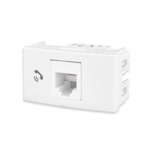 Mod. RJ11 Telefonico Blanco
