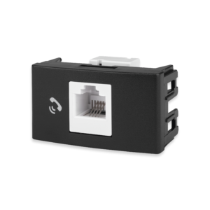 Mod. RJ11 Telefonico Negro