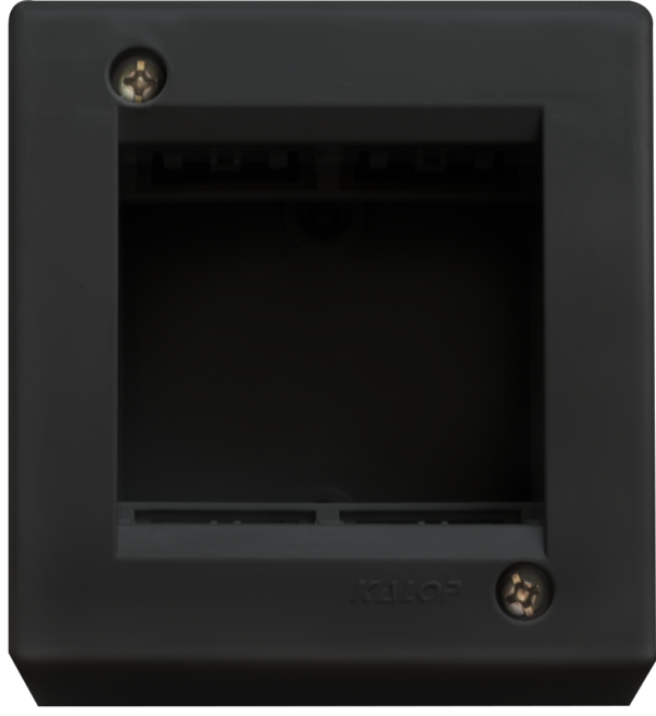 Caja Sigma Negra IP40 2 Mod
