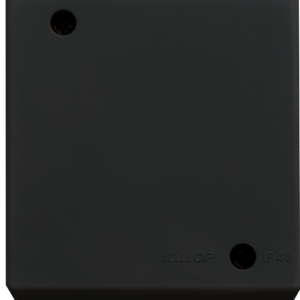 Caja Sigma Negra IP40 Ciega Cuadrada