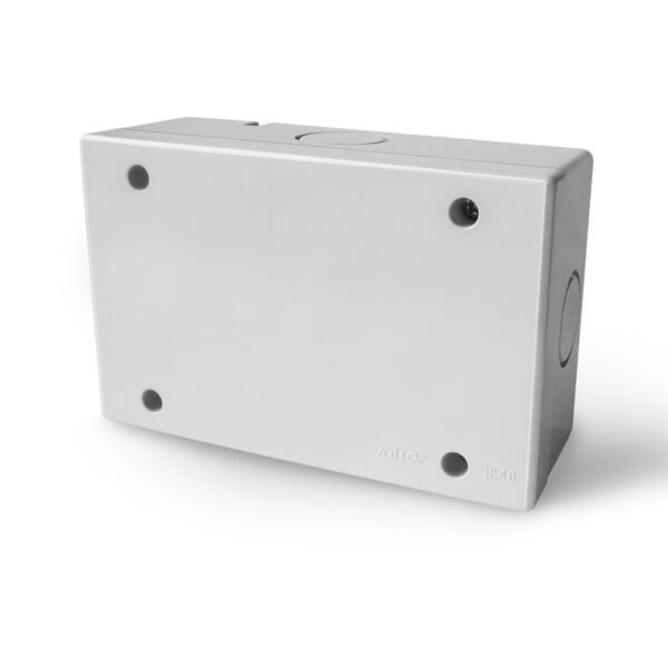 Caja Sigma Gris IP40 Ciega Rectangular