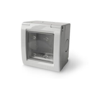 Caja Sigma Gris IP55 C/Tapa Membrana 2 Mod.