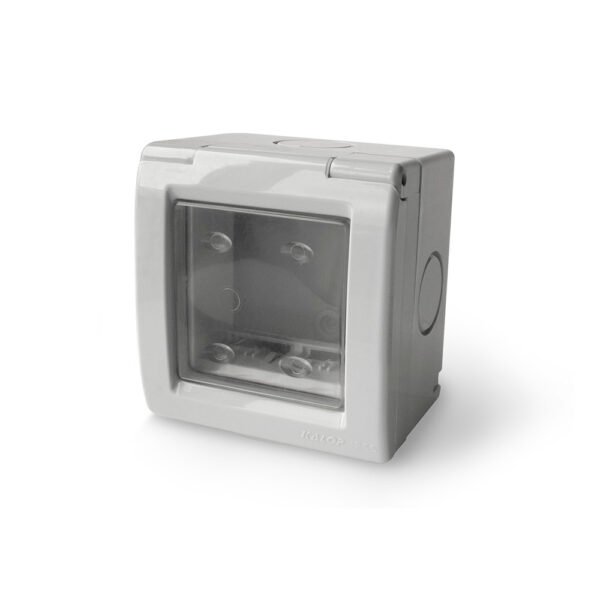 Caja Sigma Gris IP55 C/Tapa Membrana 2 Mod.