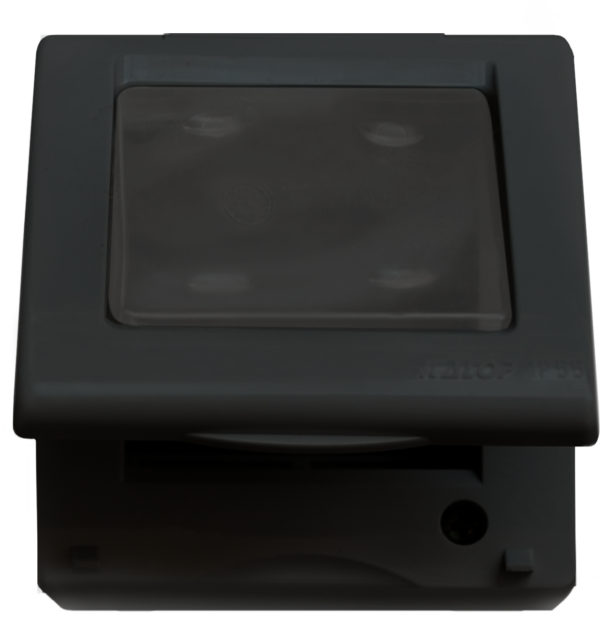Caja Sigma Negra IP55 C/Tapa Membrana 2 Mod.