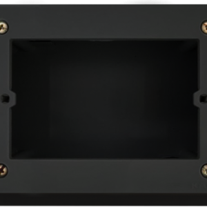 Caja Sigma Negra IP40 P/Bastidor Rect. 10x5