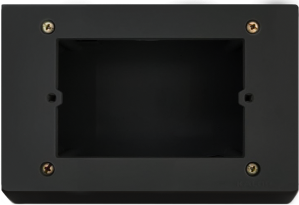 Caja Sigma Negra IP40 P/Bastidor Rect. 10x5