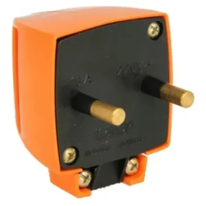Ficha Industrial Macho Naranja 2x16A
