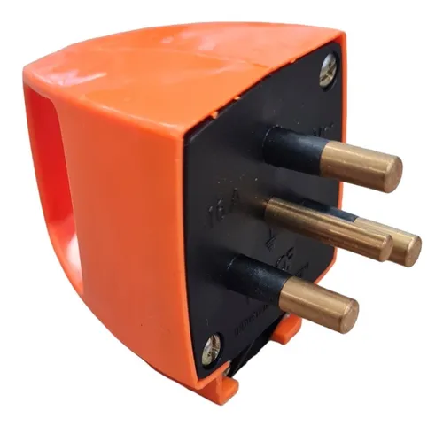Ficha Industrial Macho Naranja 3x16A+T